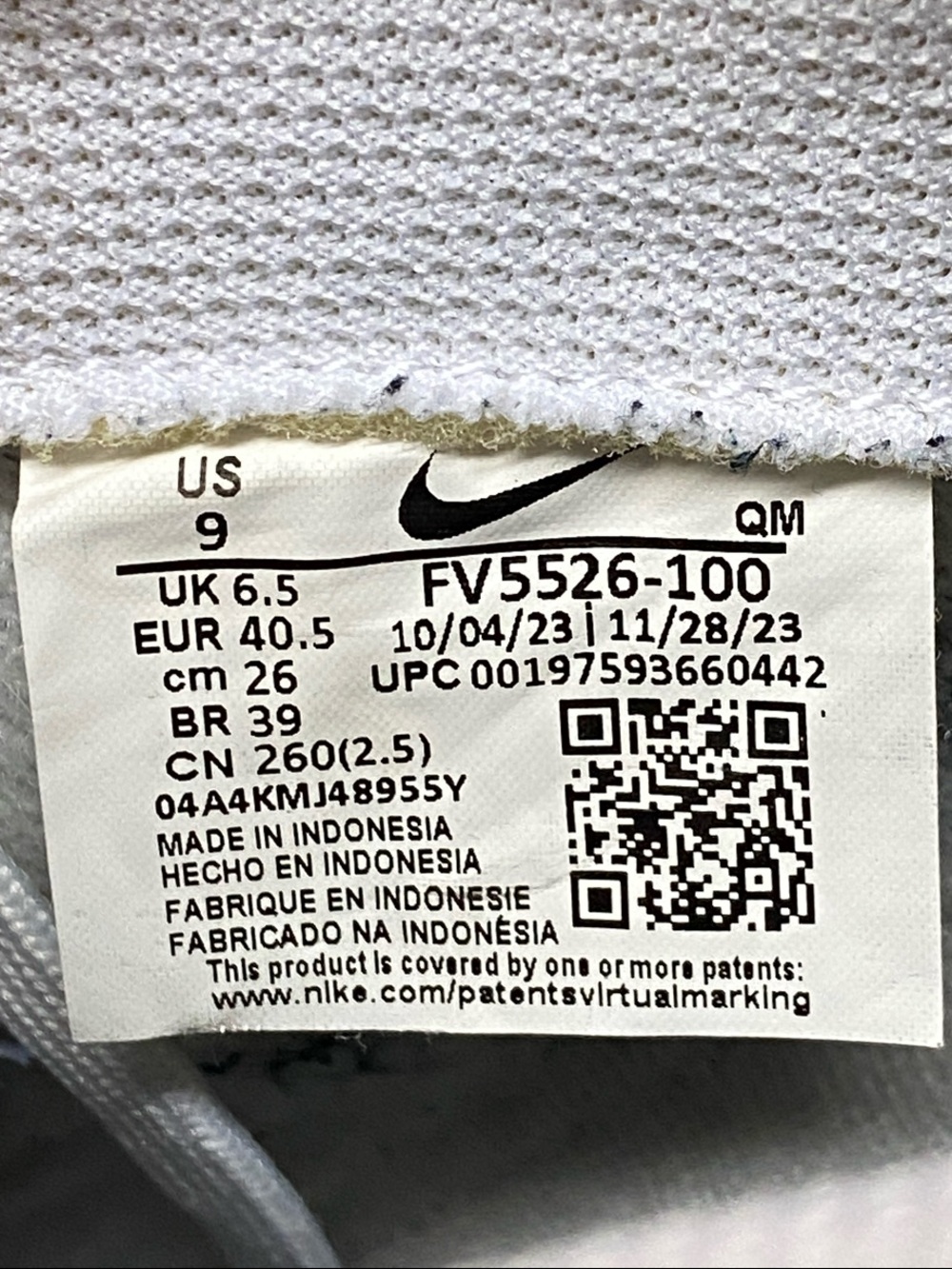 Nike Wmns Court Legacy Lift “White Vintage Green Gum” Size 9 FV5526-100 - Picture 17 of 17